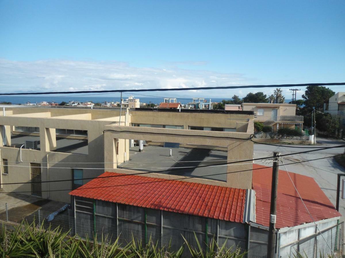 Sunny Apartment 15 Min From Airport And Sea Loútsa Exterior foto